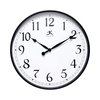 Infinity Instruments 18" Black Office Clock 20016BK-1567